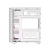 Caja de ordenador gaming Fornax 500, blanca