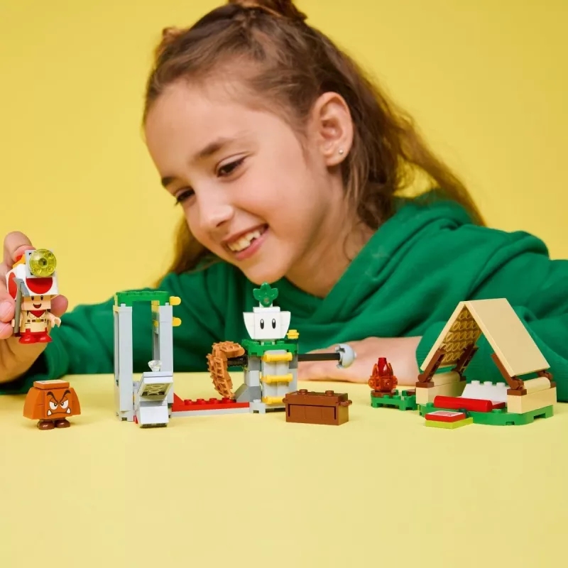 Juguete de construcción LEGO Captain Toads Camp Set 72040 con funciones interactivas Super Mario