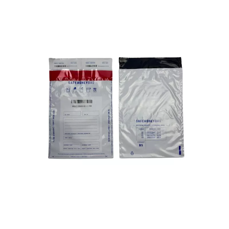 Sobres de seguridad SAFEMONEYBAG Bestpak blancos B5 190mmx260mm+35mm 100 uds.
