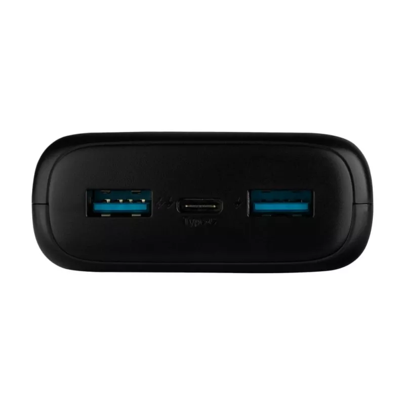 Fixed Zen power bank 20000 mAh USB-C PD 20W con pantalla LCD, negro