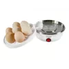 Huevera Adler AD 4459 — capacidad para 7 huevos, 450 W, blanca, control por botones, señal de listo