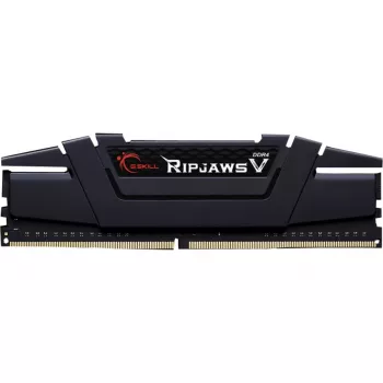 DIMM 16 GB DDR4-3200 (2x 8 GB) Dual-Kit, memoria RAM negra, F4-3200C16D-16GVKB, Ripjaws V, INTEL XMP