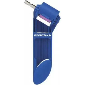 Afilador de brocas Basetech 1574783 — afilador de brocas compacto, diseño fácil de usar