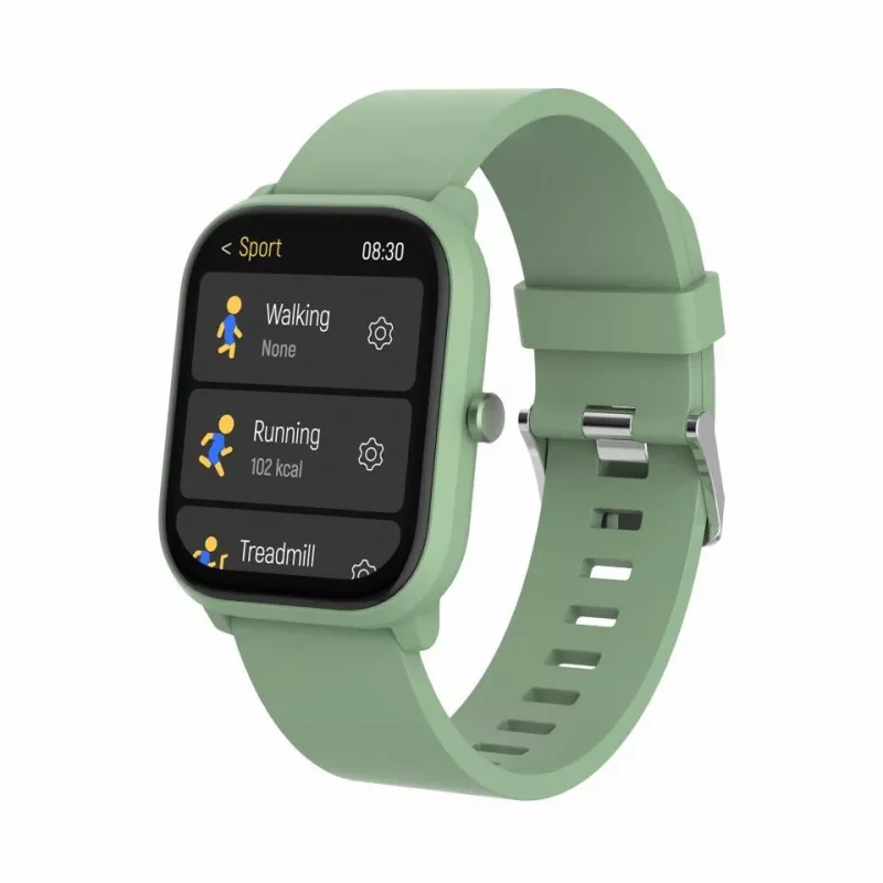 Smartwatch DENVER SWK-120GN con seguimiento de actividad y soporte de notificaciones, verde
