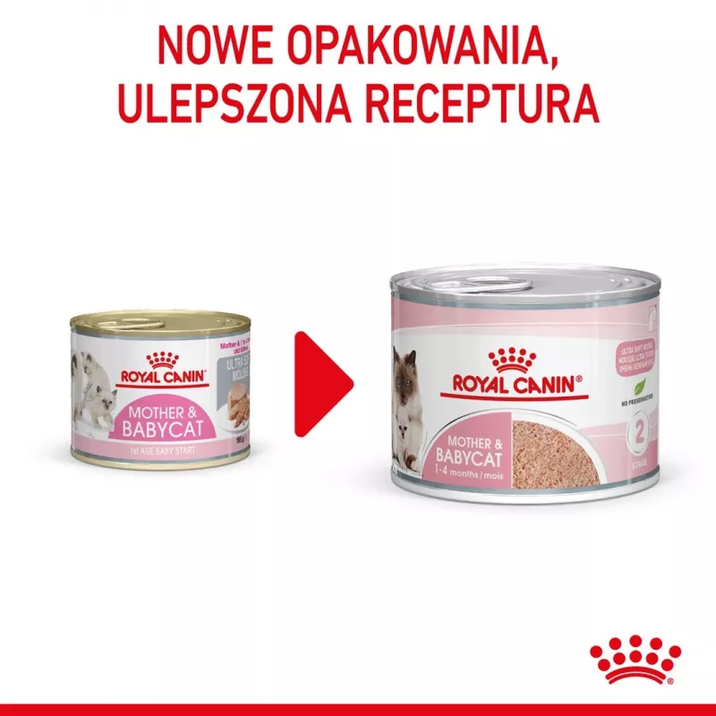 Royal Canin BABYCAT INSTINCTIVE - Comida húmeda para gatos - 195 g