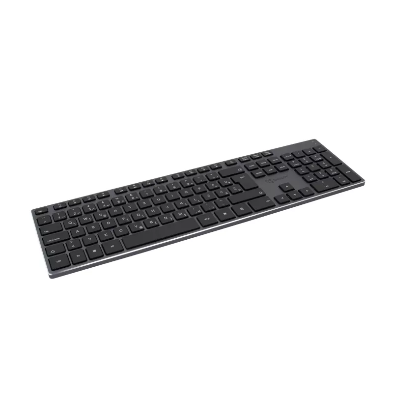 Teclado inalámbrico SBOX WK-131 US, diseño compacto de metal, distribución US