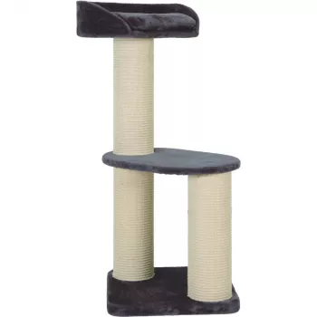 Rascador ZOLUX Big Cat 2 – sisal, 505×505×1120 mm, negro, 15,3 kg