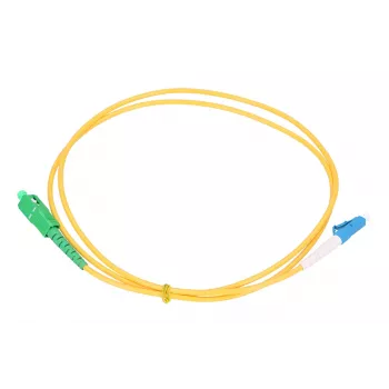 Latiguillo de fibra Extralink SC/APC a LC/UPC, monomodo G.657.A1, 3 mm, 2 m, simplex