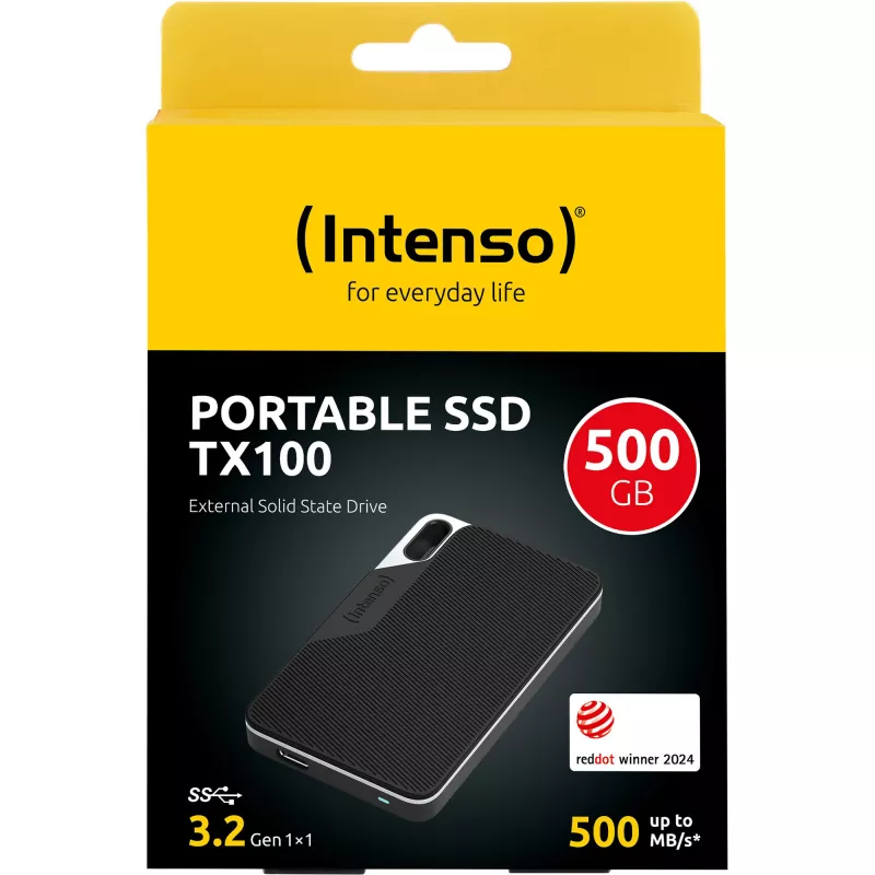 SSD Intenso 500 GB externo USB Type-C 3.2 Gen 1 TX100