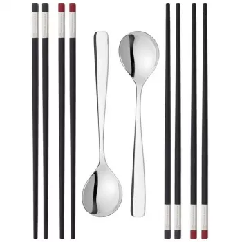 Set de palillos ZWILLING 39180-001-0 negro acero inoxidable