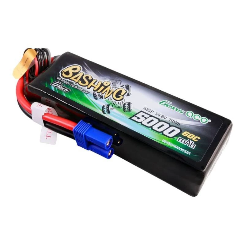Batería Gens ace G-Tech 5000mAh 14,8V 4S1P 60C Lipo Pack