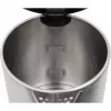 Hervidor de agua Clatronic 1,5 L 2200 W Negro Acero inoxidable