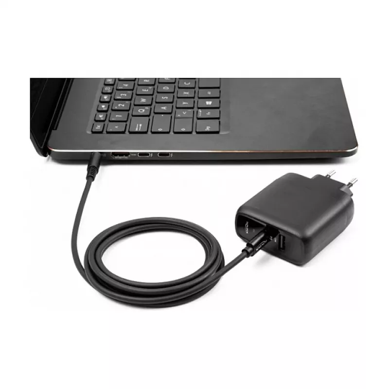 Cable de carga para portátil DeLOCK USB Type-C macho a Dell 4.5 x 3.0 mm macho 1,5 m 20 V
