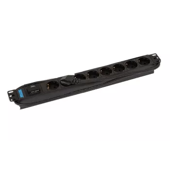 Protección contra sobretensiones Triton RAB-PD-X08-A1 negro 8 salidas AC 230V 2m
