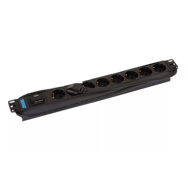 Protección contra sobretensiones Triton RAB-PD-X08-A1 negro 8 salidas AC 230V 2m
