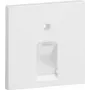 Hager GZUAE1A9016 - blanco - acrilonitrilo butadieno estireno (ABS) - convencional - Hager - 55 mm - 55 mm