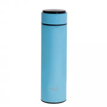 Botella isotérmica Adler AD 4506BL - termo con indicador de temperatura LED, azul