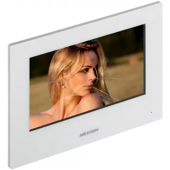 Portero automático con vídeo Hikvision Pro Series DS-KH6320-WTE2-W 17,8 cm (7