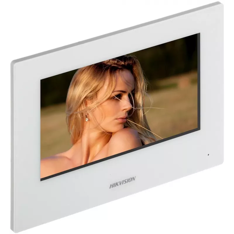 Portero automático con vídeo Hikvision Pro Series DS-KH6320-WTE2-W 17,8 cm (7 inch) blanco