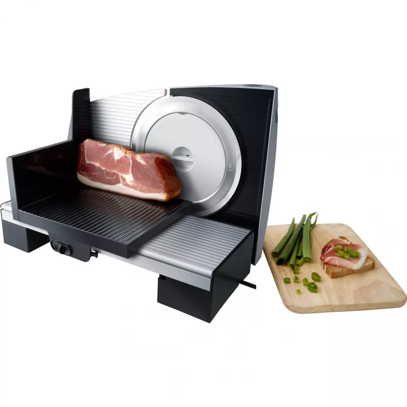 Steba AS 200 - Cortadora de fiambres - 110 W - Plata/Negro