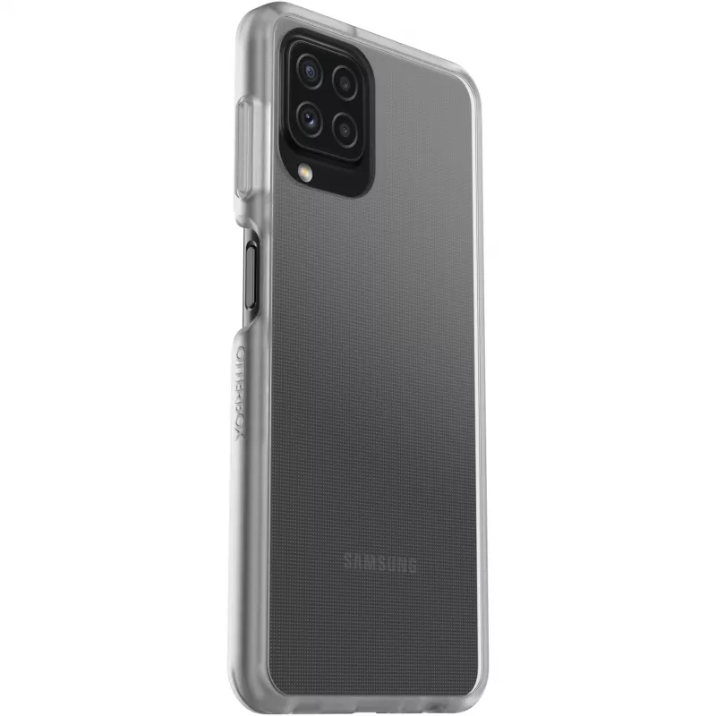 React + Trusted Glass funda protectora transparente + protector de pantalla para Samsung Galaxy A22