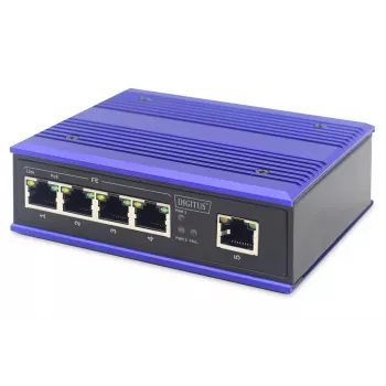 Conmutador no gestionado Digitus DN-650107 4 puertos Fast Ethernet PoE
