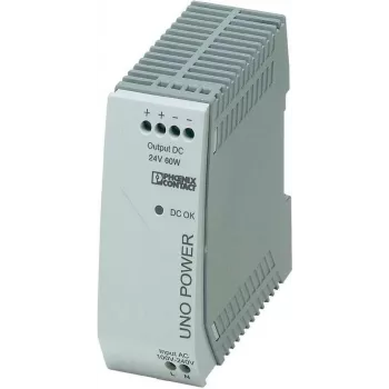 Fuente de alimentación y convertidor de tensión Phoenix Contact UNO-PS/1AC/24DC/60W para interior gris (2902992)