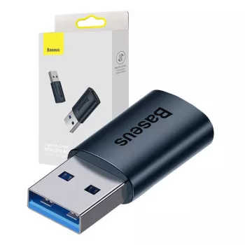Baseus Ingenuity Adaptador USB-A a USB-C OTG (azul)