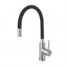 Grifo de cocina FERRO BZR4BSS – acabado negro, monomando