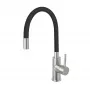 Grifo de cocina FERRO BZR4BSS – acabado negro, monomando