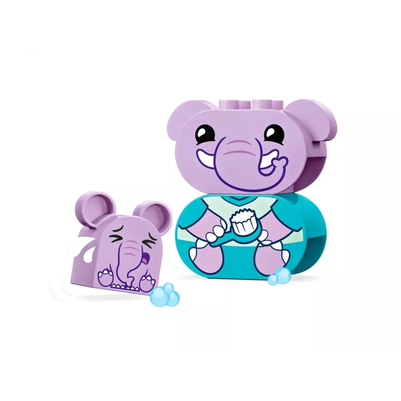 LEGO DUPLO Set de baño divertido 10413 — set de juego de baño para niños pequeños, 15 piezas, edad recomendada 1,5+