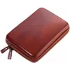 Organizador personal TROIKA CBO25/BR piel sintética marrón terciopelo compartimento con cremallera