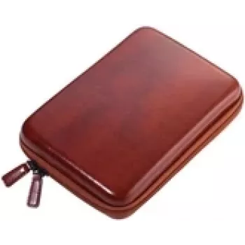 Organizador personal TROIKA CBO25/BR piel sintética marrón terciopelo compartimento con cremallera