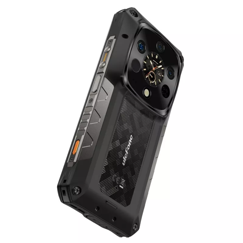 Smartphone resistente UleFone Armor 28 Ultra Thermal 5G — 16 GB RAM, 1 TB almacenamiento, negro