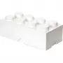 LEGO Storage Brick 8 blanco, caja de almacenamiento blanca