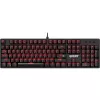 Teclado mecánico DEFENDER QUEST GK-596 — retroiluminación RGB, anti-ghosting, con cable, diseño compacto