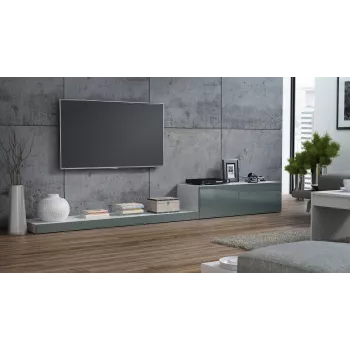 Soporte de TV Cama LIFE 300/42/35 blanco/gris brillante