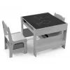 Conjunto de muebles infantiles Milly Mally Sven gris 5489 — set compacto en gris