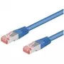 Cable de parcheo Ethernet Wentronic 95492 azul
