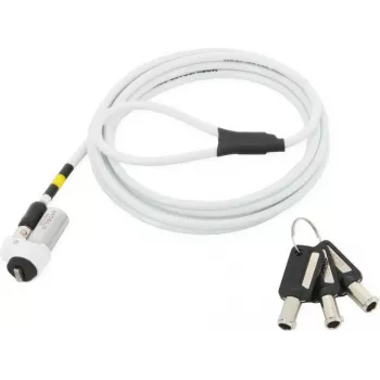 Mobilis 001329 candado de cable blanco 1,8 m (1329)