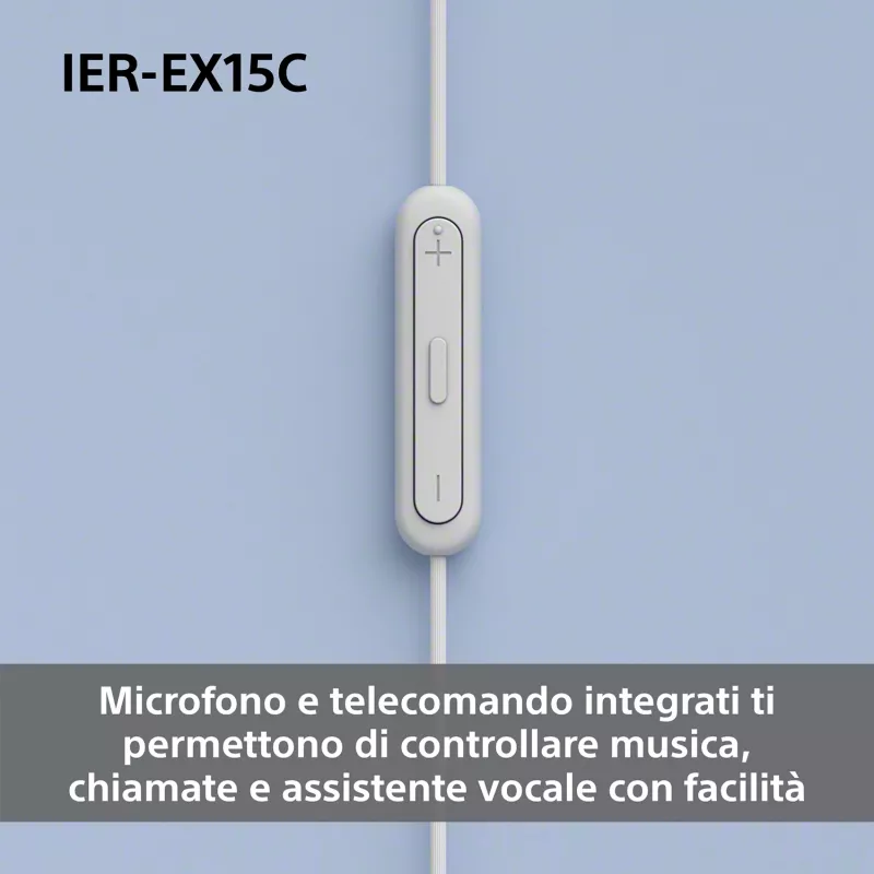 Sony IER-EX15C Auricular Cableado In-Ear Llamadas/Música USB Type-C Negro