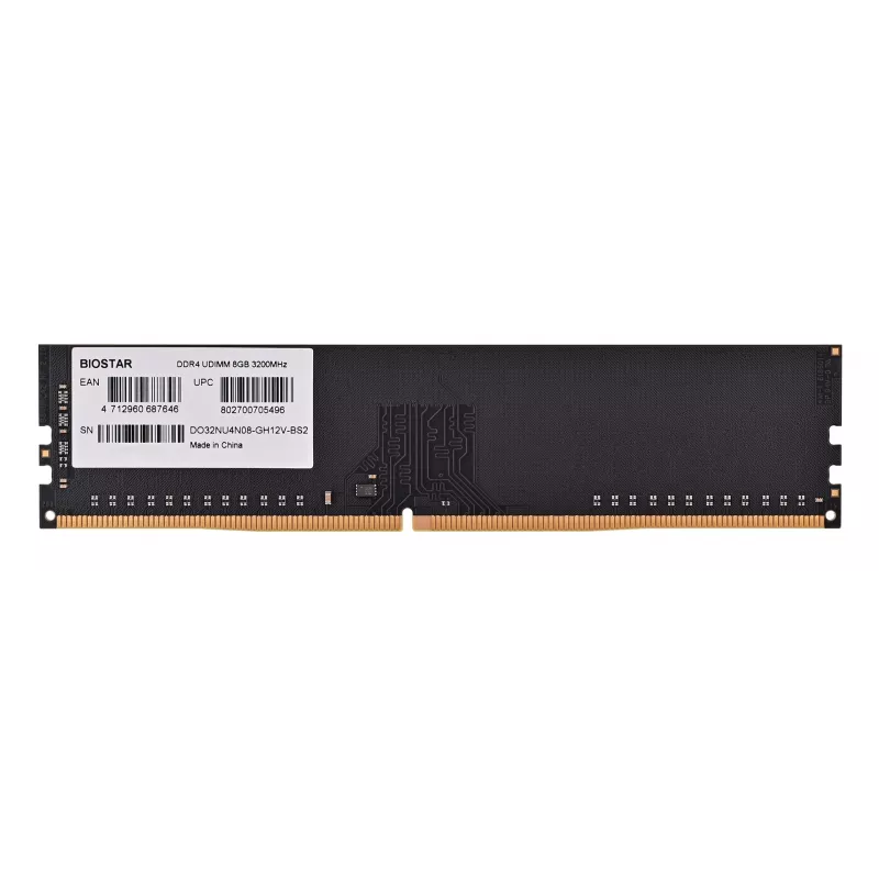 Módulo de memoria RAM DDR4 8GB 3200MHz para sobremesa BIOSTAR DO32NU4N08