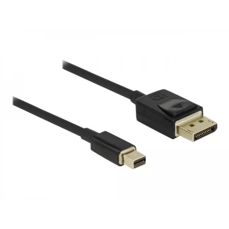 DeLOCK - cable DisplayPort - DisplayPort (M) a Mini DisplayPort (M) - 2 m - negro - compatible con 8K