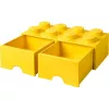 Cajón de almacenamiento LEGO Brick 8 — amarillo (modelo 40061732) cajón de almacenamiento para ladrillos y piezas pequeñas
