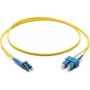 Corning F047202G2Z20005M LC/SC OS2 9/125 Cable patch de fibra óptica, 5 m, amarillo
