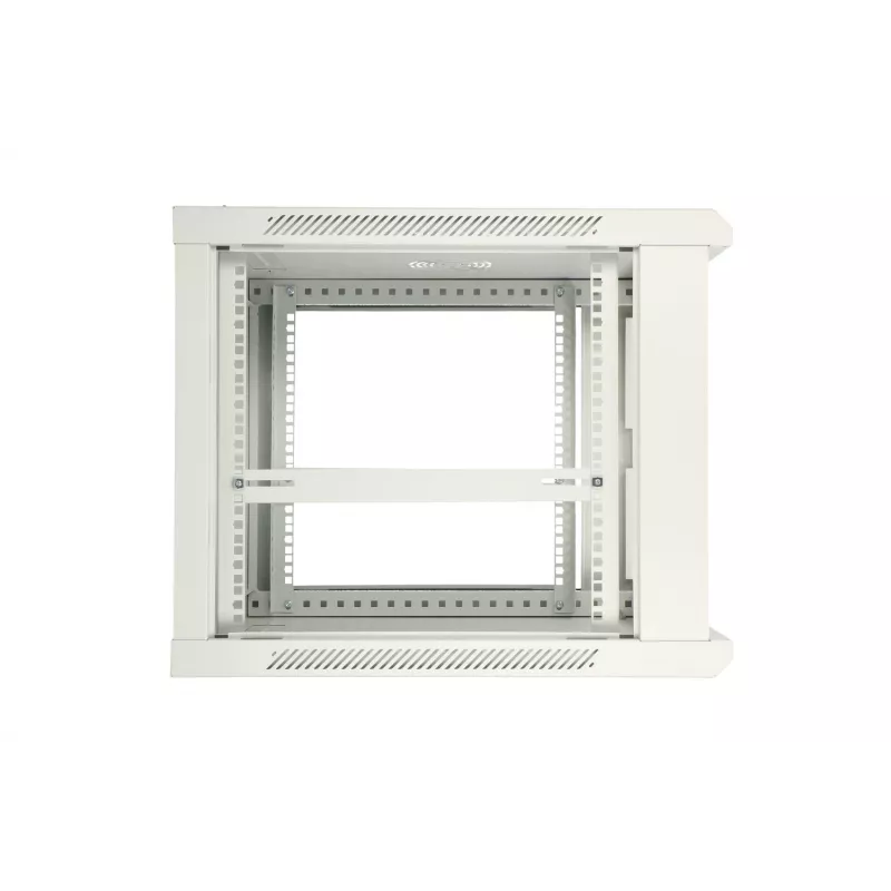 Extralink Carcasa rack 9U 600x600 ASP Gris montaje en pared, puerta metálica