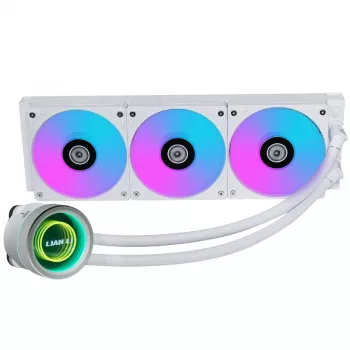Refrigeración líquida AiO Lian Li GALAHAD II 360 Trinity, ARGB - blanca