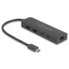 Hub USB DeLOCK 10 Gbit/s con 2,5 Gigabit LAN y PD 85 vatios