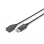 Digitus ASSMANN - Cable alargador DisplayPort - DisplayPort (M) - DisplayPort (H) - 2 m (DisplayPort 1.2) - moldeado - Negro (AK-340200-020-S)