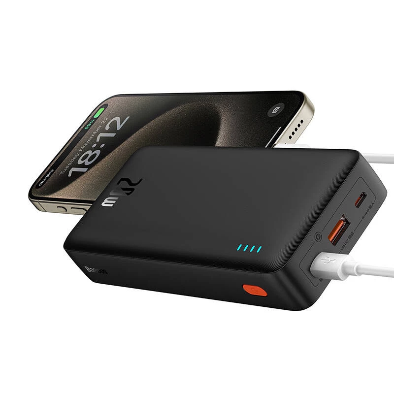 Baseus Airpow Batería externa de polímero de litio 20000 mAh 20 W Negro